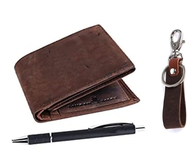 Vintage Brown Leather Wallet