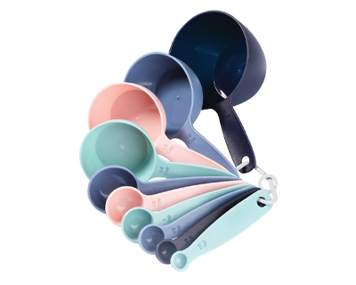 All Time Plastic Precise Measuring Cups & Spoon Combo of 10 Pcs for Dry or Liquid/Kitchen Gadgets for Cooking & Baking Cakes