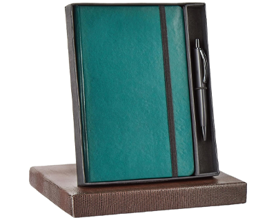 Diary with Ribbon Bookmark & Pen