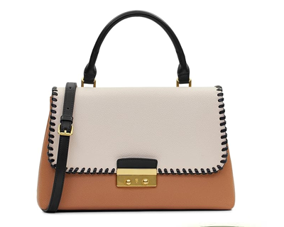 Miraggio Edna Handbag for Women With Adjustable & Detachable Crossbody Sling Strap