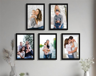 Solimo A4 Size Photo Frame Set of 5
