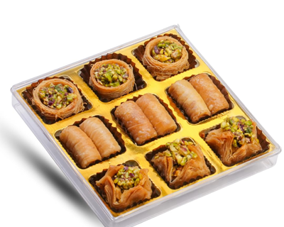 Authentic Assorted Baklava with Pistachios