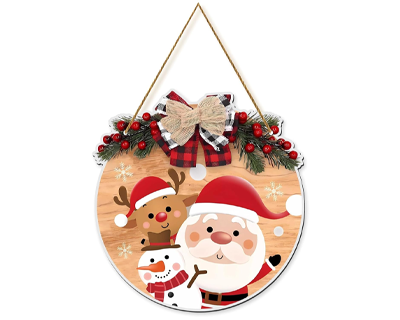 Webelkart Premium Merry Christmas Printed Wall Hanging/Door Hanging For Home And Christmas Decorations Items- Christmas Gift Items