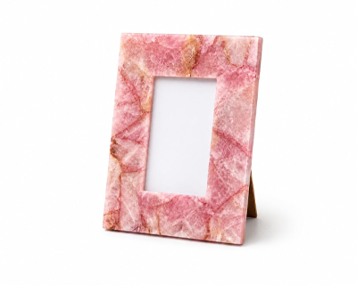 Rose Quartz Frame | Crystal Photo Frame
