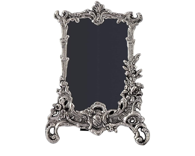 White Metal Rectangular Photo Frame
