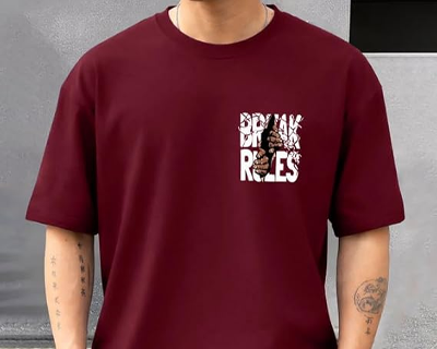 Baggy Hip-Hop T-Shirt for Men - Graphic Printed T Shirts