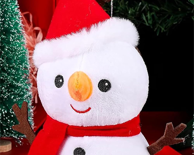 Webby Plush Cute and Adorable Snowman Soft Toys | Christmas Gift | Xmas Home Decoration Items | Stuffed Teddy Bear for Kids and Adults