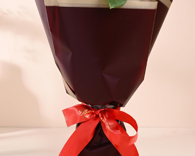 FlowerAura Premium Fresh Live Flower Bouquet of 8 Red Roses