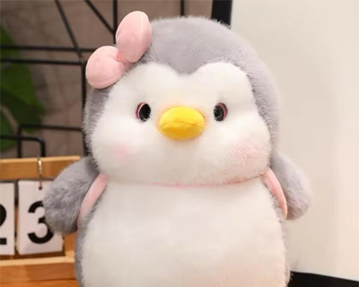 Penguin Soft Toy with Bag 35cm