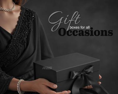 Gift Box (23 x 16 x 10cm) Gift Boxes for Packaging (1 Pack) Decorative Gift Box empty Multipurpose Gift Hampers Holds Upto 5 kg Occasion Gifting Box