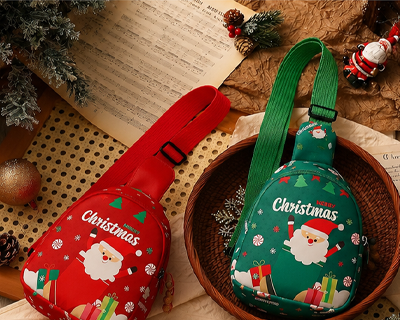 Christmas Sling Backpack for Kids