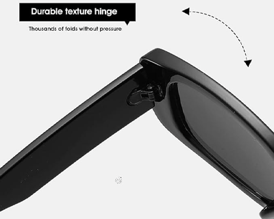 Retro Fashion Rectangle MC STAND Glasses for Men for Women Trendy Sunglasses UV 400