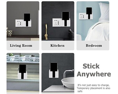Mobile Phone Charging Stand,Multi-Functional Storage Holder,Bedside Fixed Rack,Bedroom,Office Accessories