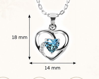 Sterling Silver Heart Pendant Necklace