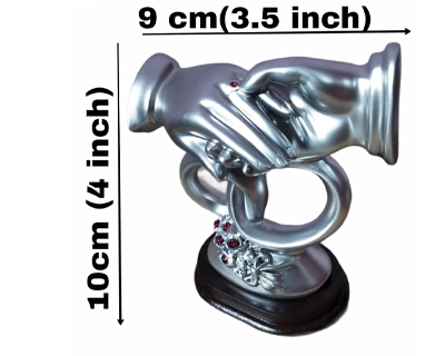 Dul Dul Porcelain Couple Ring Showpiece for Valentine
