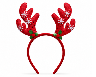 Red Christmas Headband