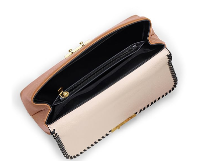 Miraggio Edna Handbag for Women With Adjustable & Detachable Crossbody Sling Strap