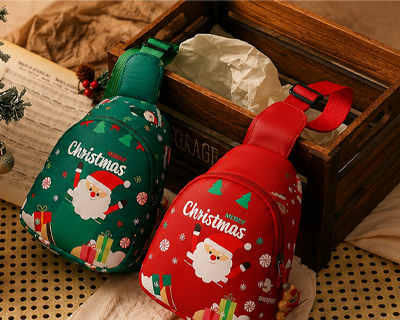 Christmas Sling Backpack for Kids
