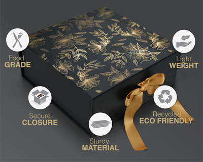 Decorative Floral Gift Boxes for Presents