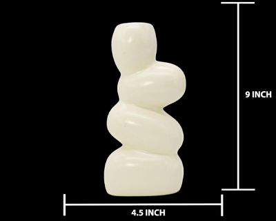 Unique Shape, Ceramic Vase for Living Room, Home Decoration Items for Living Room