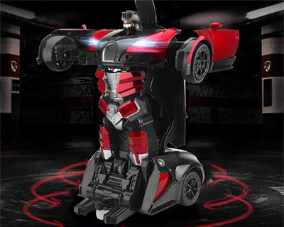 Operated Converting Toy Car to Robot