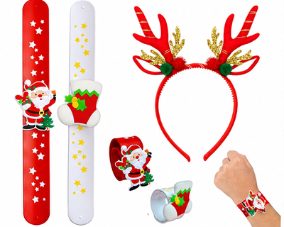 Kidology Christmas Slap Bands for Kids