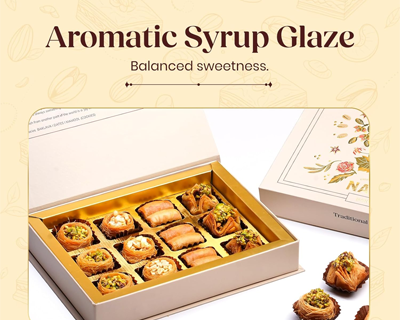 Authentic Assorted Baklava with Pistachios