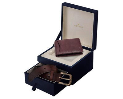 WildHorn Gift Hamper for Men I Leather Wallet & Belt Combo Gift Set I Gift for Friend